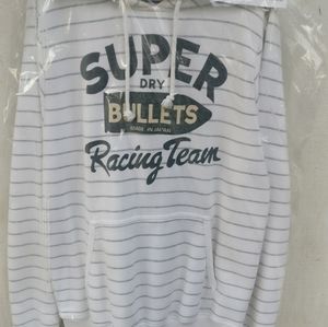 Super Dry striped hoody